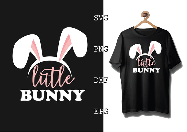 Little Bunny Svg, Bunny Babe Easter Svg, Bunny Svg, Welcome Spring Svg SVG DesignTShirt 