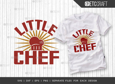 Little Chef SVG Cut File | Little Svg | Cooking Svg | Chef Svg | Kitchen Quotes | ETC T00092 SVG ETC Craft 