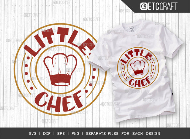 Little Chef SVG Cut File | Little Svg | Cooking Svg | Chef Svg | Kitchen Quotes | ETC T00092 SVG ETC Craft 