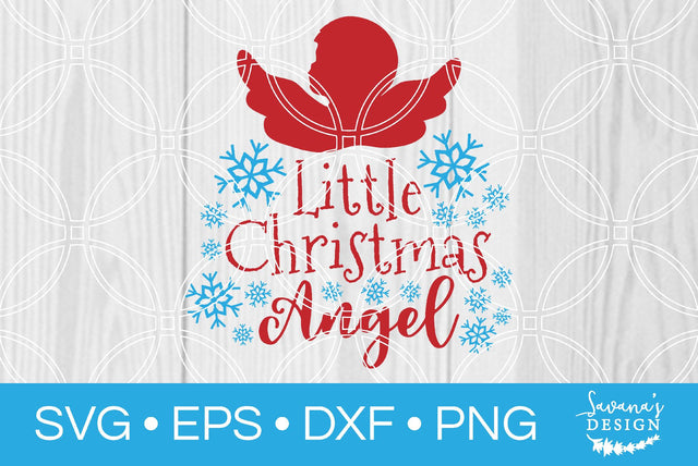 Little Christmas Angel SVG SavanasDesign 