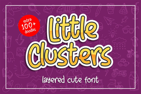 Little Clusters Font Abo Daniel Studio 