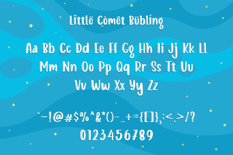 Little Comet - Bubbly Font Allouse.Studio 