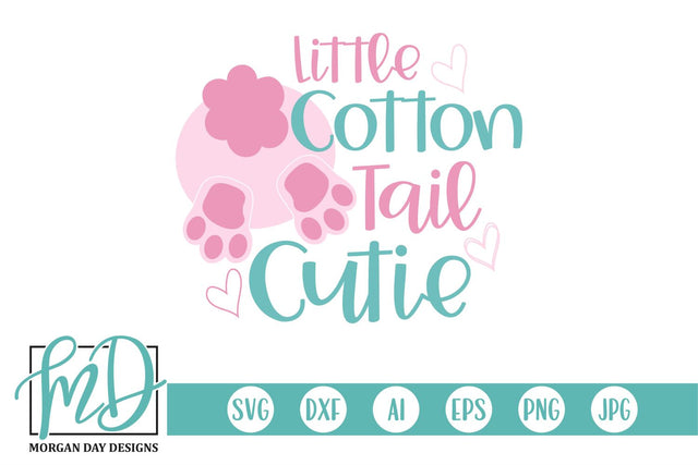 Little Cotton Tail Cutie SVG Morgan Day Designs 
