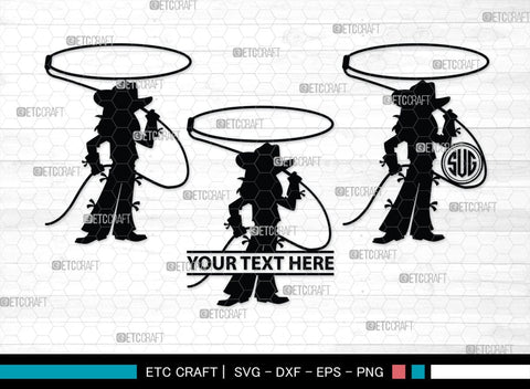 Little Cowgirl Monogram, Little Cowgirl Silhouette, Little Cowgirl SVG, Rodeo Horse Svg, Cowgirl Svg, SB00376 SVG ETC Craft 