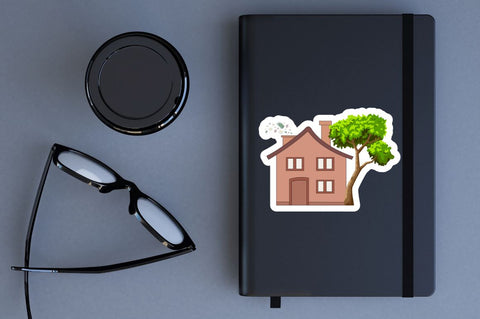 Little Cozy Houses Sticker Svg Bundle SVG Regulrcrative 