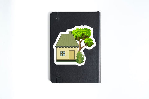 Little Cozy Houses Sticker Svg Bundle SVG Regulrcrative 