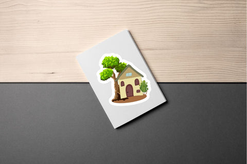 Little Cozy Houses Sticker Svg Bundle SVG Regulrcrative 