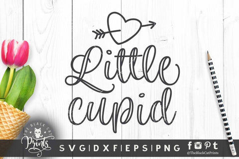 Little Cupid cut file SVG TheBlackCatPrints 