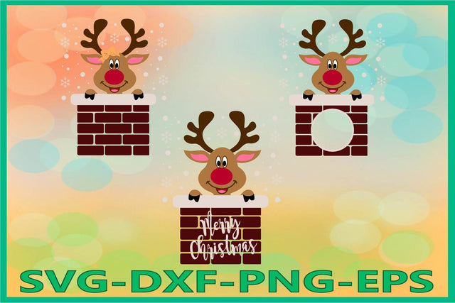 Little Deer svg, Reindeer Christmas SVG AlexSVGStudio 