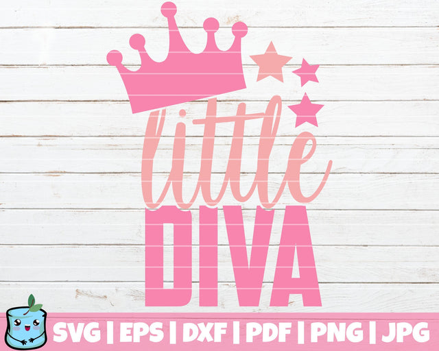 Little Diva SVG MintyMarshmallows 