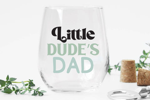 Little Dude's Dad Svg SVG Creativeart88 
