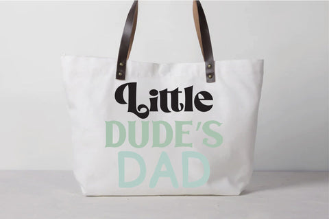 Little Dude's Dad Svg SVG Creativeart88 