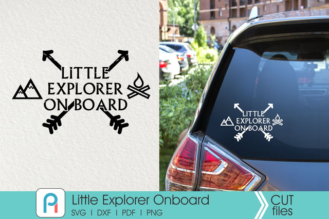 Little Explorer Onboard Svg Pinoyart Kreatib 