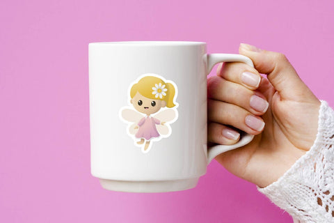 Little Fairy Sticker Printable clipart SVG dadan_pm 