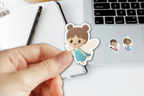 Little Fairy Sticker Printable clipart SVG dadan_pm 