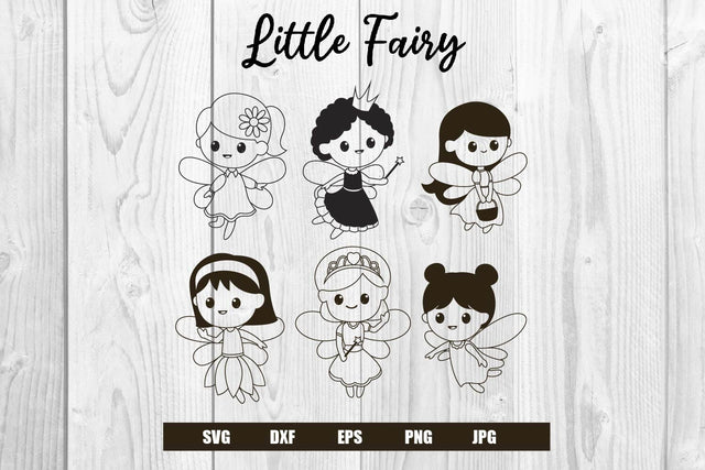 Little Fairy svg Bundle clipart SVG dadan_pm 