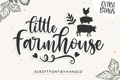 Little Farmhouse Font Hans Co 