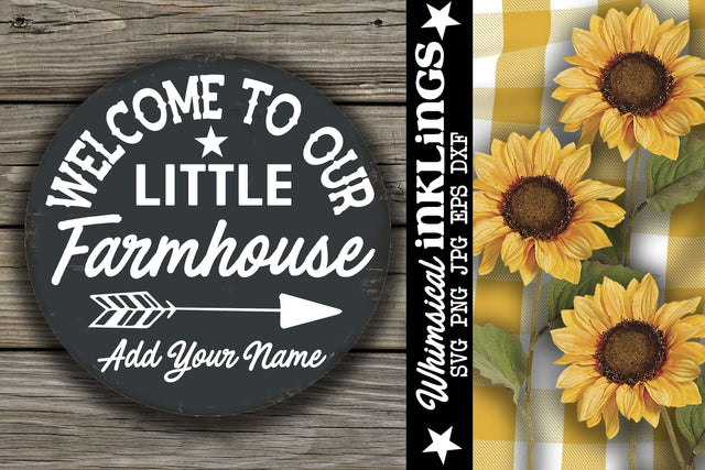 Little Farmhouse SVG SVG Whimsical Inklings 