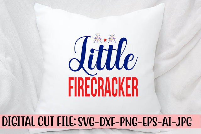 Little Firecracker SVG Cut File SVG Syaman 