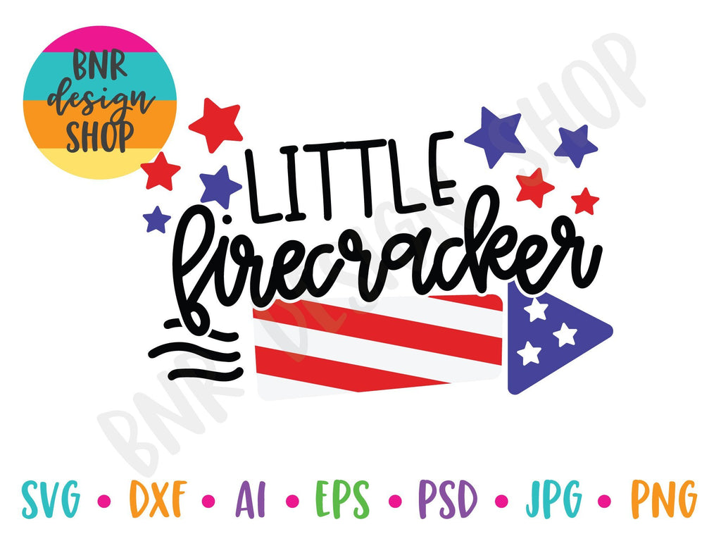 Little Firecracker SVG - So Fontsy