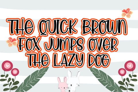 Little Foxie -- Two Styles ALL Caps Font Font Dm Letter Studio 