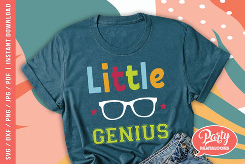 LITTLE GENIUS | kids svg, teacher SVG SVG Partypantaloons 