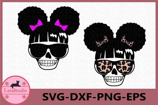 little Girl Skull Svg SVG Lerastudio 