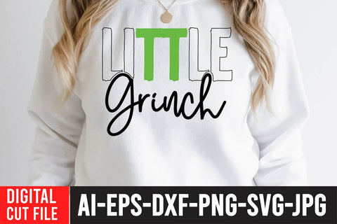 Little Grinch SVG Cut File SVG BlackCatsMedia 