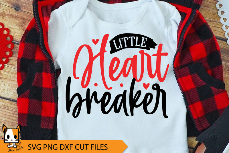 Little Heart Breaker | Funny Boy Valentine SVG SVG Zen Kitty 