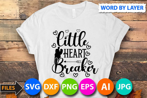 little heart breaker SVG Cut File SVG BlackCatsMedia 