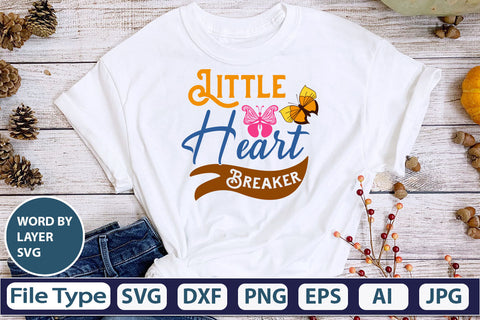 Little Heart Breaker SVG Cut File SVG DesignPlante 503 
