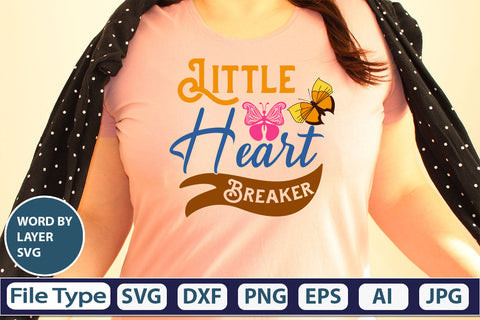 Little Heart Breaker SVG Cut File SVG DesignPlante 503 