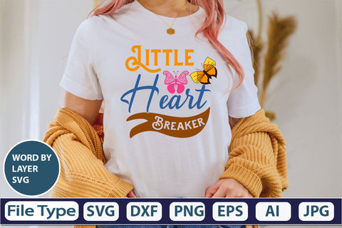 Little Heart Breaker SVG Cut File SVG DesignPlante 503 