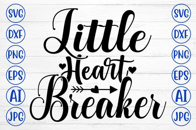 Little Heart Breaker SVG Cut File SVG Syaman 
