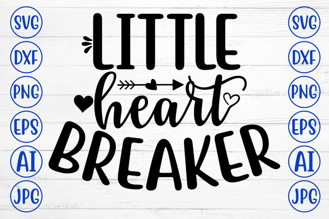 LITTLE HEART BREAKER SVG Cut File SVG Syaman 