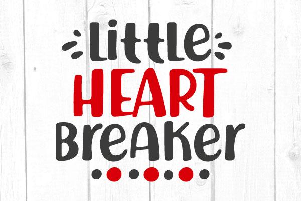 Little Heart Breaker Svg, San Valentine Svg, Love Svg, Cricut Silhouette, Svg Files SVG cricutfilesmg 