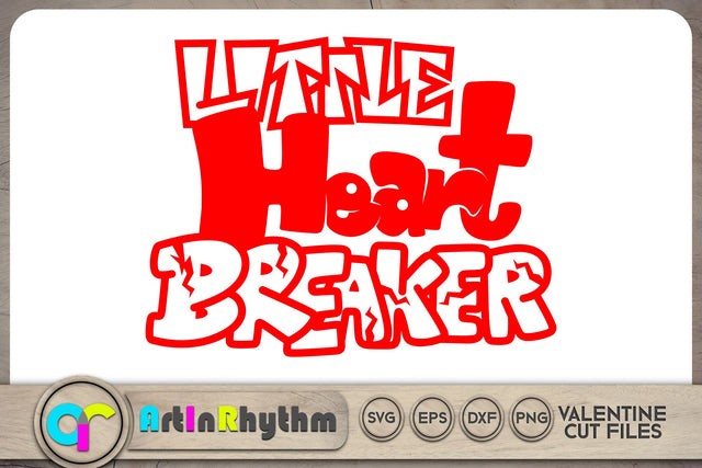 Little heart breaker SVG / Valentines kids SVG SVG Artinrhythm shop 