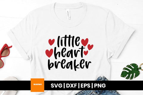 Little heart breaker valentine svg quote SVG Maumo Designs 