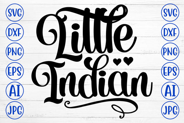 little indian SVG Cut File SVG Syaman 