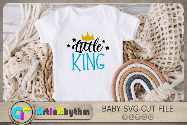 Little King Svg, Baby Boy Svg, Baby Svg, Baby Quotes Svg SVG Artinrhythm shop 
