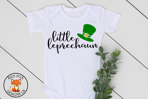 Little Leprechaun - St Patricks Day SVG Cut File SVG RedFoxDesignsUS 