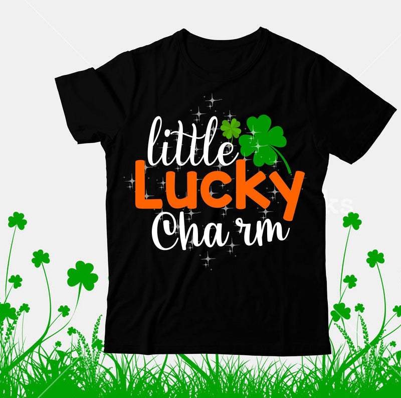 Little Lucky Charm SVG Cut File, Little Lucky Charm SVG PNG SVG BlackCatsMedia 