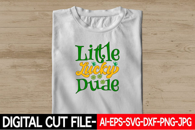 Little Lucky Dude Retro SVG Blessedprint 