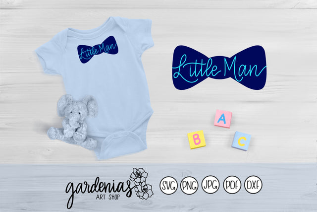 Little Man Bow Tie SVG Gardenias Art Shop 