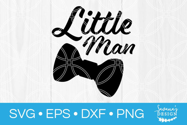 Little Man Bow Tie SVG SavanasDesign 