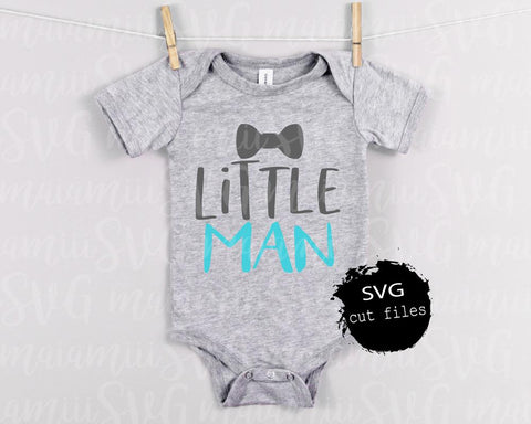 Little Man Svg, Bowtie Svg, Baby Boy Svg, Newborn Svg, Baby Svg, New Baby Svg, Cricut Design, Cut File SVG MaiamiiiSVG 