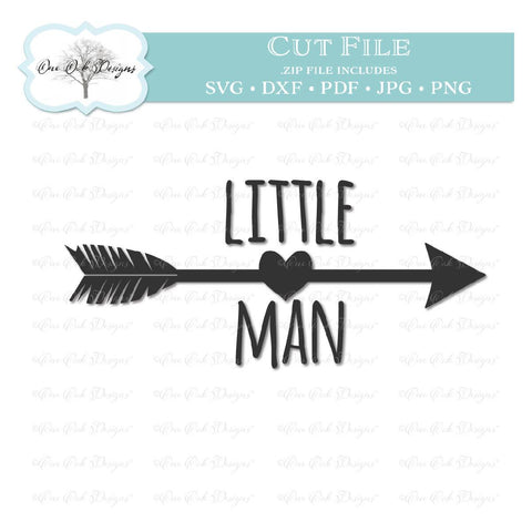 Little Man with Arrow SVG One Oak Designs 