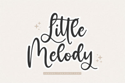 Little Melody Font Qwrtype Foundry 