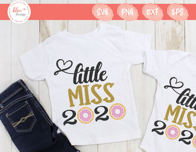 Little Miss 2020 - SVG, PNG, DXF, EPS SVG Elsie Loves Design 
