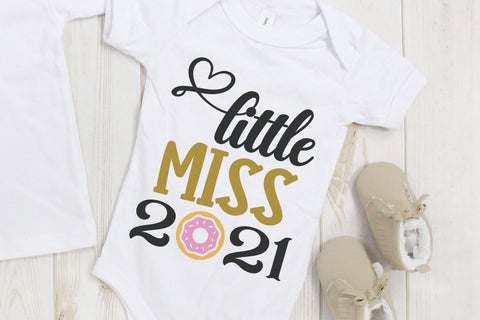 Little Miss 2021 - SVG, PNG, DXF, EPS SVG Elsie Loves Design 